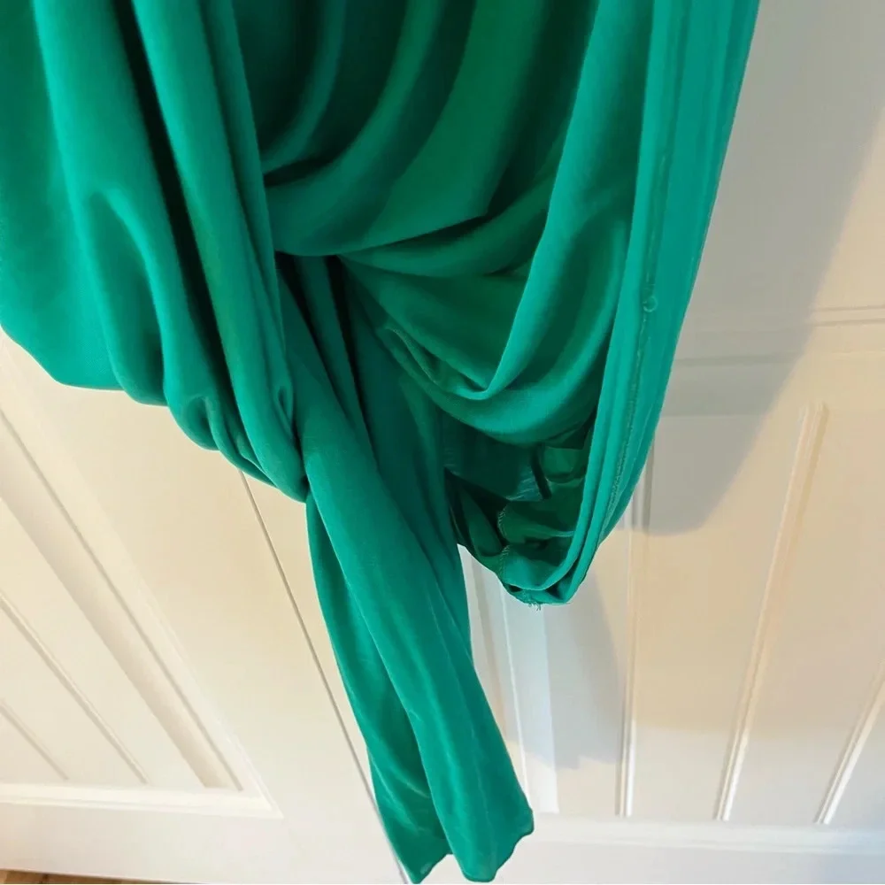 Boden Sequin Beaded Green Maxi Dress Sleeveless Size 4 NWT